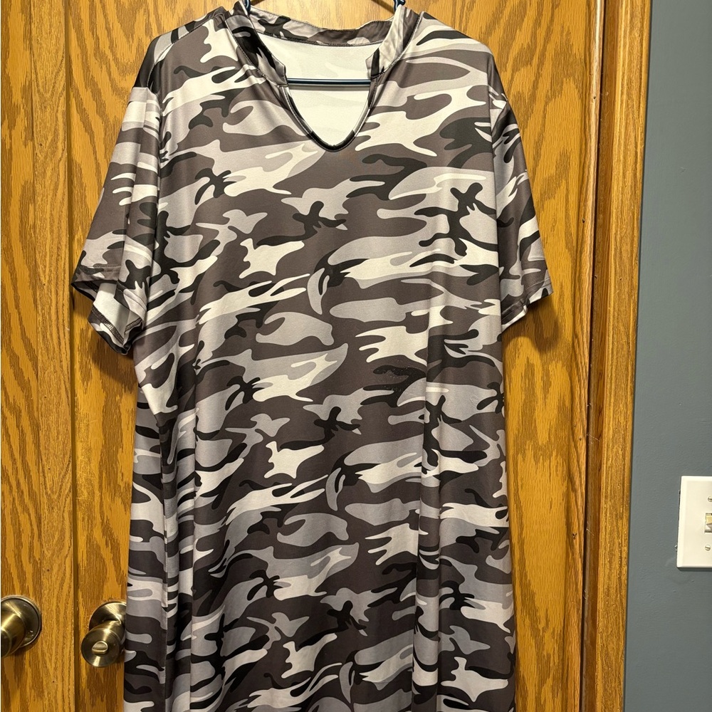 Woman’s Camouflage Dress